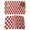 Red, variant on Orange Beige Geometric Placemats Set of 2 Modern Abstract Art Minimalist Place Mats Indoor Wipeable Table Mats Washable Cloth Dining Table Placemats for Kitchen Holiday Party Home Decor 13x19 Inch