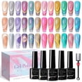 thumbnail image 1 of Juego de esmaltes de uñas SUPWEE Cat Eye Gel de 12 colores con lámpara UV de regalo, 1 of 8