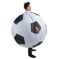 thumbnail image 1 of Inflatable Soccer Football Costume, Blow Up Cosplay Performance Carnival Soccer Costume  for Party, 1 of 7