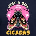 thumbnail image 3 of CafePress - Cicadas Just A Girl Who Loves Cicadas Entomology - Pullover Hoodie, Classic, Comfortable Hooded Sweatshirt, 3 of 4