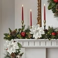 thumbnail image 5 of Fabric Christmas Flower Decoration For Tree Wedding Party And Banquet Hall Holiday Styling, 5 of 6