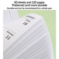 thumbnail image 5 of Holloyiver 2025 Daily Planner, A6 To Do List Notebook Hourly Schedules, Daily Weekly Monthly Appointment Planner for Students, Teachers, Office staff, PVC Hardcover, Inner Pocket, 6.8" x 3.8", 5 of 9