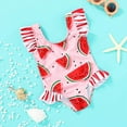 thumbnail image 4 of Younger Tree Infant Baby Girl One Piece Swimsuit Toddler Sleeveless Beach Bikini Bathing Swimwear for 12-18 Months, 4 of 8