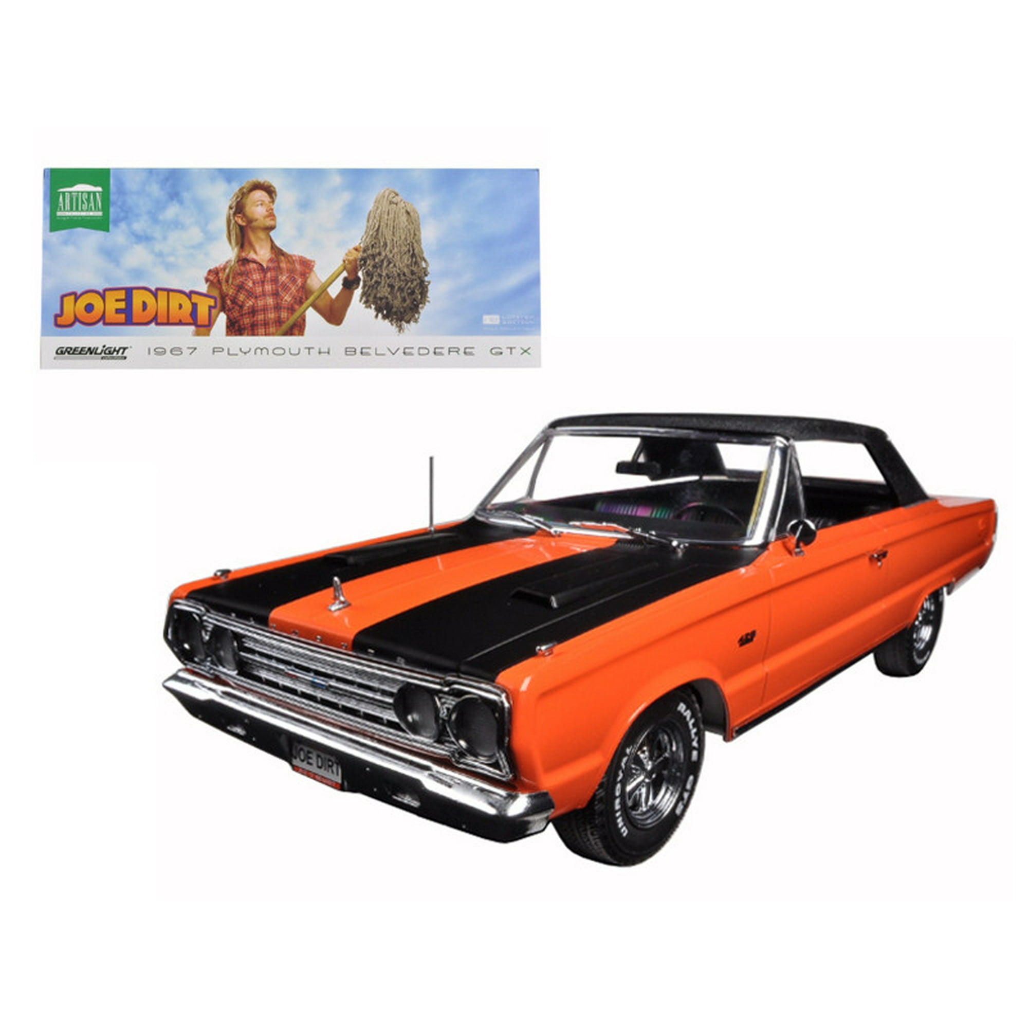 1967 Plymouth Belvedere GTX Convertible Orange \Joe Dirt\ Movie