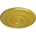 thumbnail image 3 of 30"OD x 2 1/4"P Dylar Ceiling Medallion (Fits Canopies up to 6 1/4"), Hand-Painted Rich Gold, 3 of 6