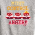 thumbnail image 3 of Inside Out - Must Control Anger - Toddler And Youth Crewneck Fleece Sweatshirt, 3 of 5