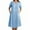 Light Blue, variant on Summer Dresses for Women 2025, Women's Fashion Holiday Summer Solid Color Sleeveless Hollowed Out Party Midi Beach Dress(Black,S)