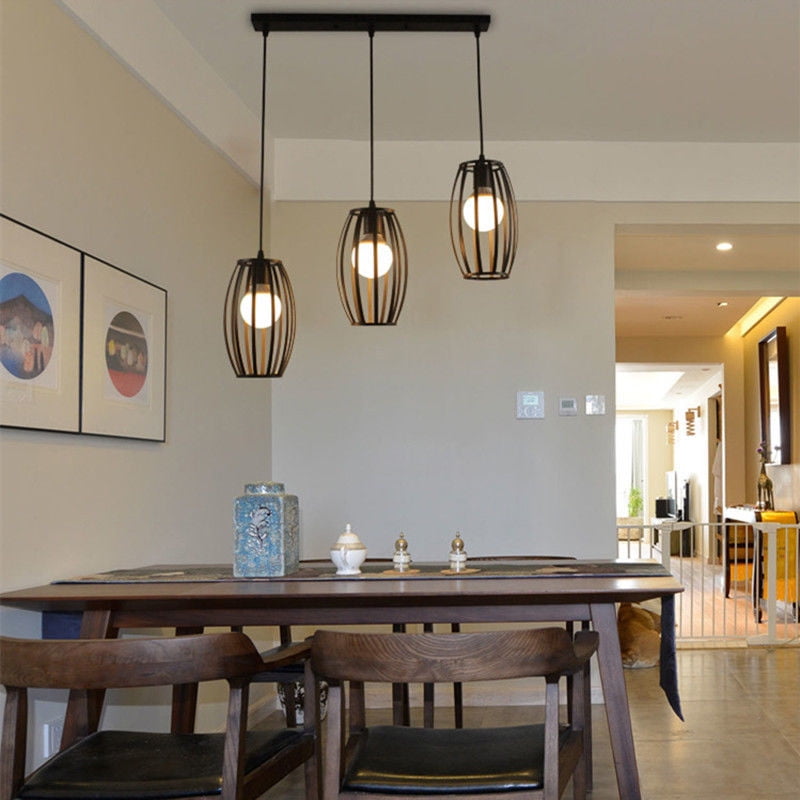 Black Pendant Light Dining Room - Homedecorations