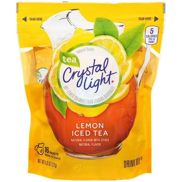 Product of Crystal Light Iced Tea Sticks, 16 ct./32 qt.