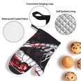 thumbnail image 3 of Sikiie Fierce Red Viper Graphic Art Oven Mitts and Pot Holders, Silicone Oven Gloves, Heat Resistant Oven Mitts 4Pcs Set, 3 of 6