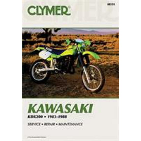 Pre-Owned Clymer Kawasaki Kdx200, 1983-1988: Service, Rapair, Maintenance (Paperback) 0892875143 9780892875146