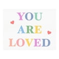 thumbnail image 3 of Straatsma, Leah 14x12 Black Modern Framed Museum Art Print Titled - You are Loved Fabric Pastels, 3 of 5