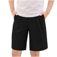 thumbnail image 2 of Kinrui Boys Flat Front Pleat Dress Shorts Casual Formal Classic School Uniform Shorts with Pocket 5-15 Years, 2 of 7