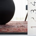 thumbnail image 5 of SAFAVIEH Tucson Faith Oriental Machine Washable Area Rug, Rust/Green, 6' x 8', 5 of 12