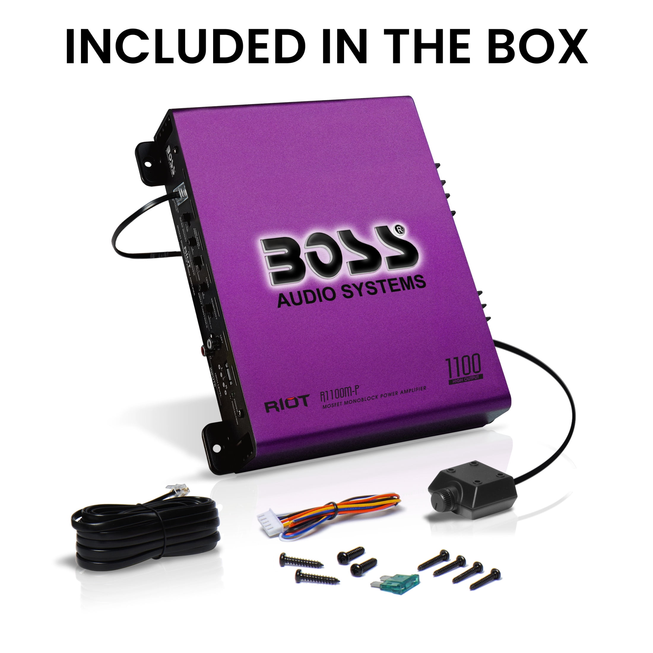 BOSS Audio Systems Mono-block Car Audio Subwoofer Amplifier - Riot