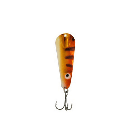 Custom Jigs SL18-P-213 Pro Slender Spoon 1/8-Ounce Gold/Baby Walleye