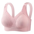 thumbnail image 2 of Bixock Push Up Bra for Women No Underwire Wireless Bra Lace Front Closure Abjustable Straps Soft Everyday Casual Women Under Wear, 2 of 2