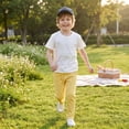 thumbnail image 3 of Boys Athletic Pants Straight Leg Open Bottom Outdoor Pants Elastic Waist Solid Color Casual Trousers for Kids Teen, 3 of 7