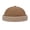 Khaki, variant on Cap Worker Hat Punk Casual Hip Hop Cap Brimless Adjustable Breathable Skull Hat for Female Male