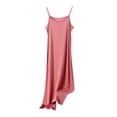 thumbnail image 1 of Birdeem Robe Camisole Femme Ample Surdimensionnée Sans Manches Couleur Unie Longue Jupe, 1 of 1