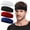 MIX, variant on Elastic Wide Headbands for Men and Women, Cooling Moisture Wicking Headbands, Pack of 4