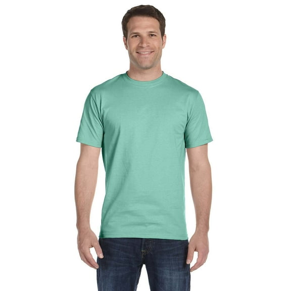 Hanes Beefy-T Men`s Short-Sleeve T-Shirt, 5180, M, Clean Mint (Pack of 2) 2 Clean Mint