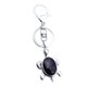 thumbnail image 4 of Llavero con forma de tortuga, colgante de tortuga marina con piedras preciosas naturales, regalo azul Blue Yuyangstore llavero de tortuga para hombres, 4 of 4