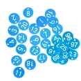 thumbnail image 5 of 100x Protable Number Tag Number 1-100 for Hotel Warehouse Dormitory Keys sky blue+white word, 5 of 6