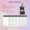 thumbnail image 5 of Aislor Womens 2 Piece Long Sleeve Cheerleading Outfits Crop Tops With Dance Skirt For Rave Dancewear Red XL, 5 of 7