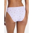 thumbnail image 2 of No Boundaries Women's Bikini Panty Cotton, 1-pack, Sizes XS-XXXL, 2 of 4