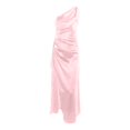 thumbnail image 4 of DHFJKG Formal Dresses For Women Wedding Guest Dress One Shoulder Solid Color Sleeveless Fashion Slim Fit Split Evening Maxi Dress Stylish Dresses, 4 of 4