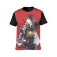 thumbnail image 3 of Apex Legends Pathfinder Shirts Men's Short Sleeve Printed T-Shirt Graphic Comfortable Tee Tops Summer Blouse S, 3 of 5
