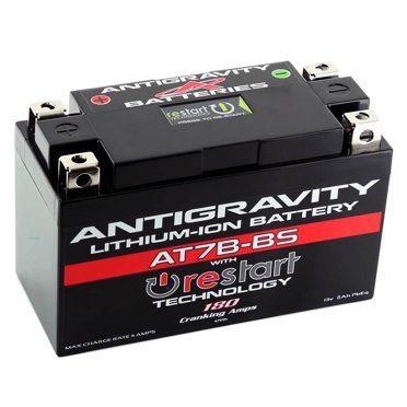 Antigravity AT7B-BS Lithium Motorcycle Powersports Battery – 180 CA, 7 Ah