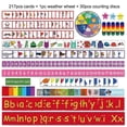 thumbnail image 2 of 26-27 2023 Best Seller Bag Chart Preschool Learning Chart Set Gift Letter Word Card Math Card PVC Durable Creative School Supplies, 2 of 5
