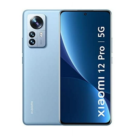 Xiaomi 12 Pro 5G Smartphone 6.73" AMOLED, 50MP, Factory Global Unlocked (T-Mobile/Tello/Mint USA Market) (256GB + 12GB, Blue)