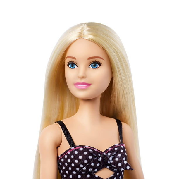 Barbie Fashionistas Doll with Long Blonde Hair Wearing Polka Dot