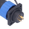 thumbnail image 3 of Enchufe impermeable, conector de alimentación cuadrado de aviación, adaptador de Terminal a tope, CA 380V SP20, 3 of 8