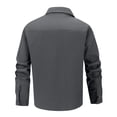 thumbnail image 5 of Kezqiaxn Mens Button Down Shirt Quick Drying Long Sleeve Breathable Work Shirts with Pockets Plus Size Fashion Mens Clothes, 5 of 9
