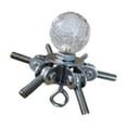 thumbnail image 4 of figatia Tent Pole Connector Campfire Frame Pole Connector Support Central Pole Substitution End Fittings Bracket for Canopy Household For 6 Poles, 4 of 8