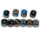 thumbnail image 2 of 2 Juegos de Resina Cuadrada de Seis D6 16mm Dados Redondeados Estándar Mueren 2 Colores Hugo Dados de 6 caras, 2 of 10