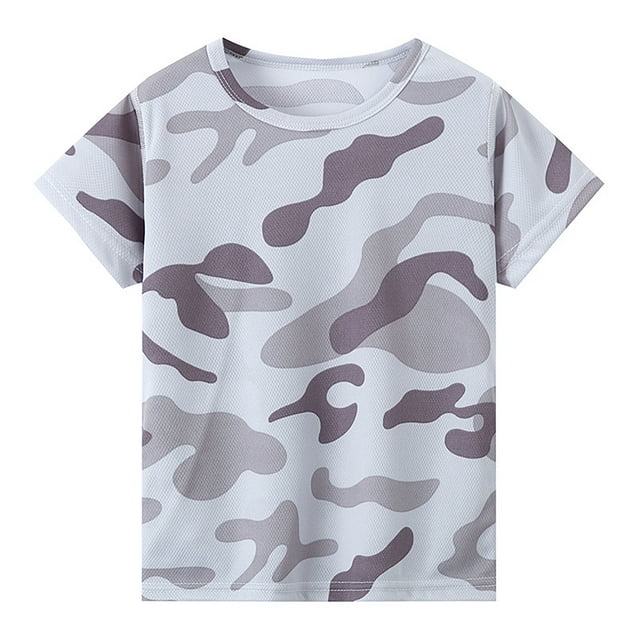 REDARER T-Shirts pour Garçons - T-Shirt à Manches Courtes Rayé Col Rond Doux et Décontracté pour Filles, Taille : 7-8 Ans