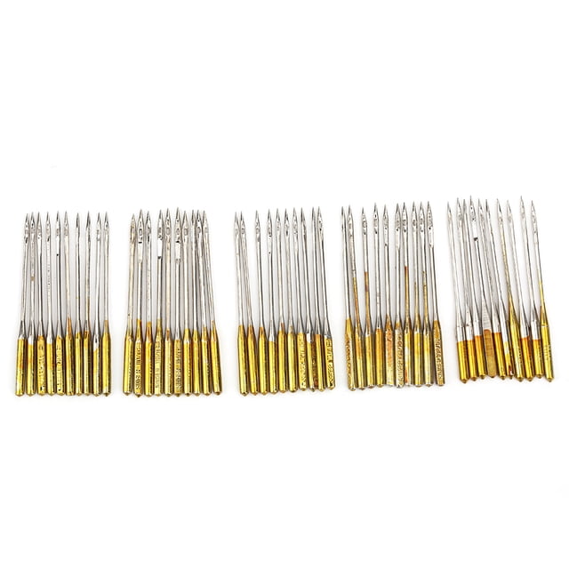 Qiilu 5 Packs Electric Sewing Machine Needle Universal Regular Point Machine Needles