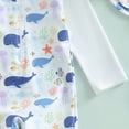 thumbnail image 6 of NOLDARES Baby Boy Swimsuit Sun Protection Rash Guard Swimwear with Swim Cap for Kids(White,12-18 Months), 6 of 6