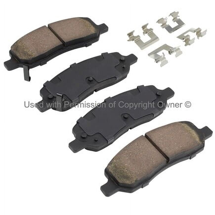 Mpa Electrical 1003-1172C Quality Built Black Series Ceramic Brake Pads W/