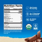 Nutricost Organic Whey Protein Concentrate, Double Chocolate Flavored, (1LB) - Gluten-Free, Non-GMO