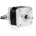 thumbnail image 4 of FELTECHELECTR 1Pack 17 Stepper Motor for 3D Printer 1.65 * 1.65 * 1.57 Inch Metal High Torque Low Noise Motor, 4 of 8