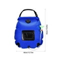 thumbnail image 3 of Solar Shower Bag | 5 Gal/20L Solar Heating Camping Shower Bag | Removable Hose | On-Off Switchable Shower Head | Traveling Shower | Portable Shower for Beach Swimming, Hiking, 3 of 6