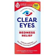 Clear Eyes Redness Relief Eye Drops, Soothes & Moisturizes, 0.5 fl. Oz.