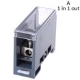 thumbnail image 3 of Caja de distribución de bloque de terminales de riel DIN de 150 A, caja de conexiones de alimentación universal de una entrada y varias salidas para disyuntor, 3 of 5