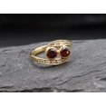 thumbnail image 3 of Garnet Ring Red Garnet Ring Natural Garnet January Birthstone Silver Ring, 3 of 6